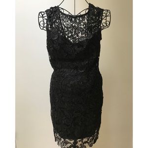 Medium, BLACK lace party dress